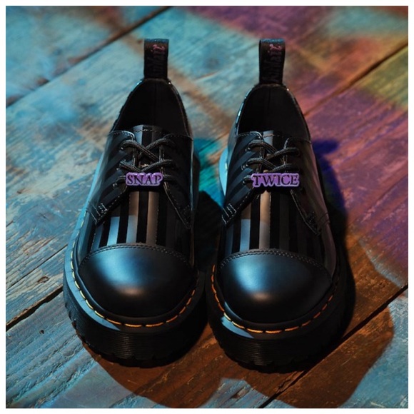 NEW in box Dr. Martens 1461 Bex WEDNESDAY PLATFORM SHOES, size US 8 - Picture 9 of 17